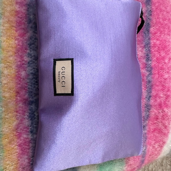 Gucci purple floral beauty bag - Picture 1 of 2
